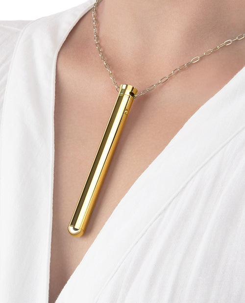 Le Wand Vibrating Necklace - Gold - Empower Pleasure