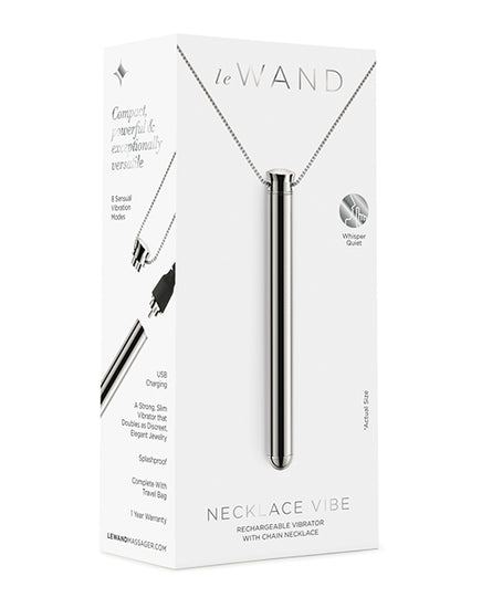 Le Wand Vibrating Necklace - Silver - Empower Pleasure