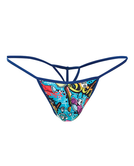 Male Basics Sinful Hipster Wow T Thong G-String Print MD - Empower Pleasure