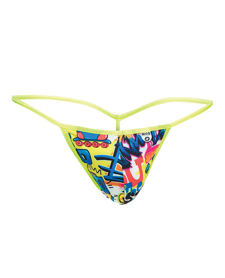 Male Basics Sinful Hipster Music T Thong G-String Print LG - Empower Pleasure