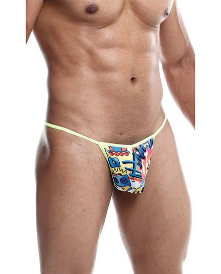 Male Basics Sinful Hipster Music T Thong G-String Print SM - Empower Pleasure