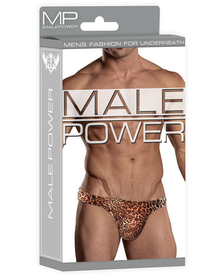Male power wonder thong - Animal Print - Empower Pleasure