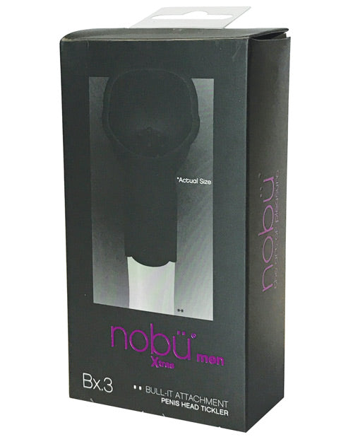Nobu Bull-It Head Tickler Attachment - Black - Empower Pleasure