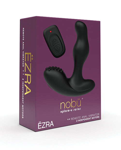 Nobu X-plore U Ezra Anal Vibrator - Black - Empower Pleasure