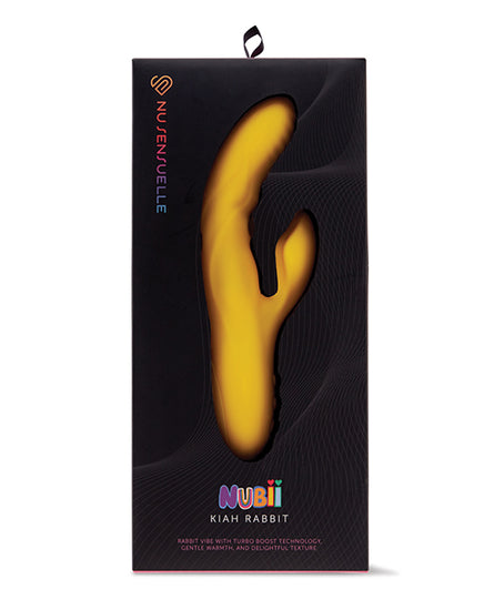 Nu Sensuelle Nubii Kiah Heating Rabbit - Yellow - Empower Pleasure