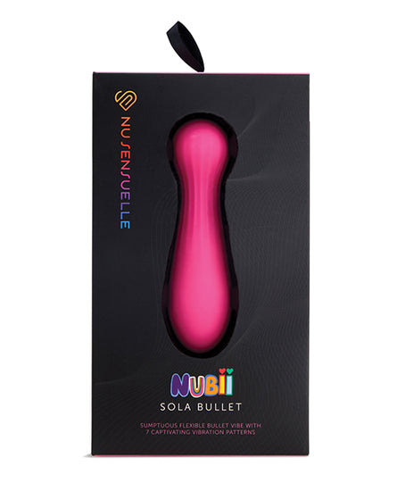 Nu Sensuelle Sola Nubii Flexible Bullet - Pink - Empower Pleasure
