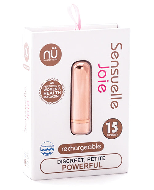Nu Sensuelle Joie Bullet in Gift Box - 15-Function Rose Gold - Empower Pleasure