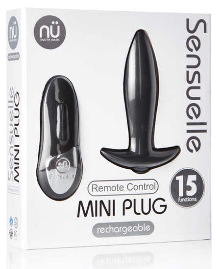 Sensuelle Remote Control Rechargeable Mini Plug - Empower Pleasure