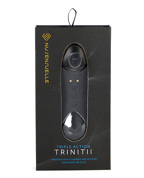 Nu Sensuelle Trinitii Tongue Vibe - 18k Gold - Empower Pleasure