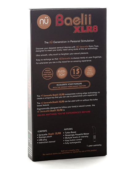 Sensuelle Baelii Flexible G Spot XLR8 Turbo Boost - Empower Pleasure
