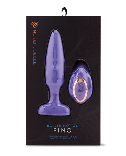 Nu Sensuelle Fino Roller Motion Plug - Ultra Violet - Empower Pleasure
