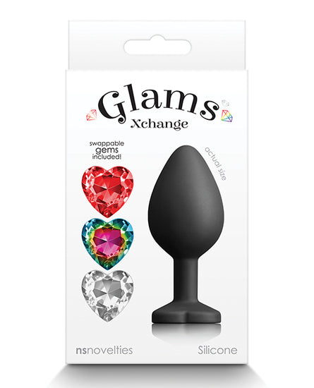 Glams Xchange Heart Gem - Medium - Empower Pleasure