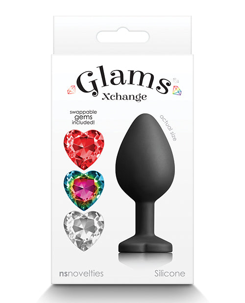 Glams Xchange Heart Gem - Medium - Empower Pleasure