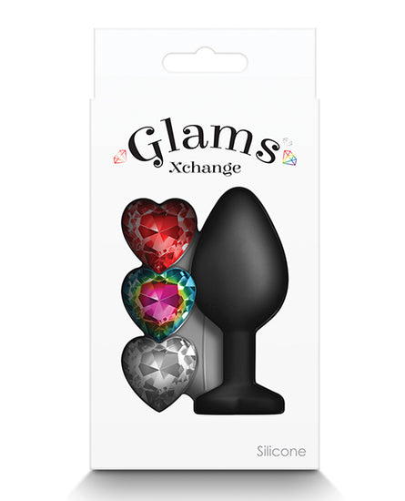Glams Xchange Heart Gem - Medium - Empower Pleasure
