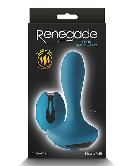 Renegade Thor Prostate Massager w/Remote - Teal - Empower Pleasure