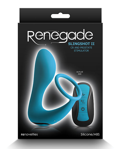 Renegade Slingshot II w/Remote - Teal - Empower Pleasure