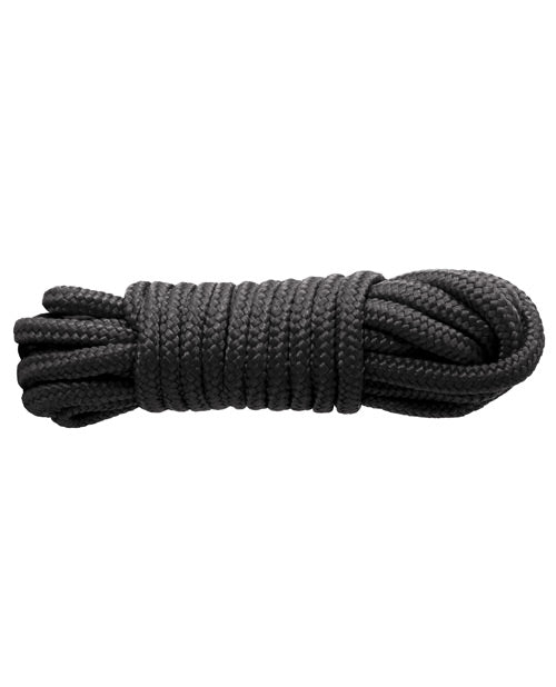 Sinful 25' Nylon Rope - Black - Empower Pleasure