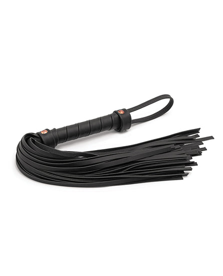 Bondage Couture Flogger - Black - Empower Pleasure