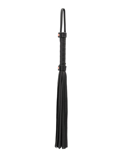 Bondage Couture Flogger - Black - Empower Pleasure