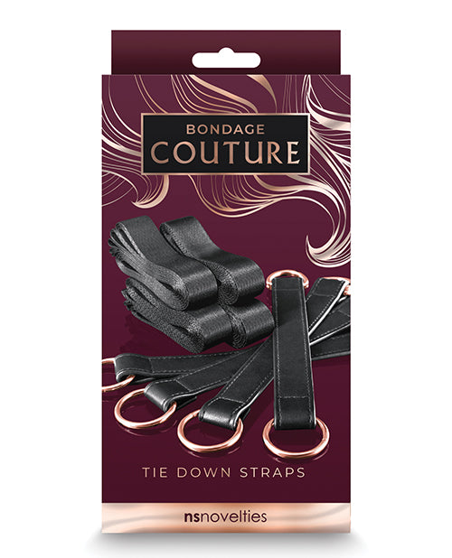 Bondage Couture Tie-Down Straps - Black