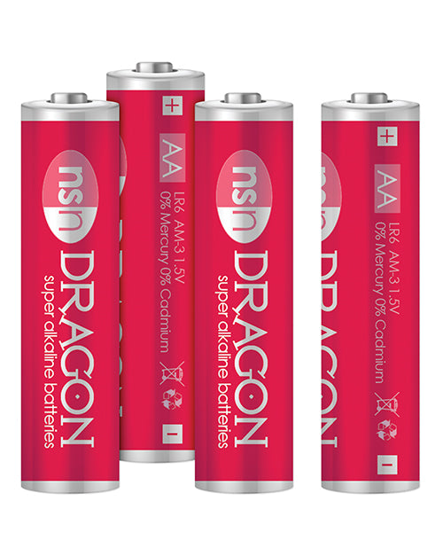 Dragon Alkaline Batteries - AA Pack of 4 - Empower Pleasure