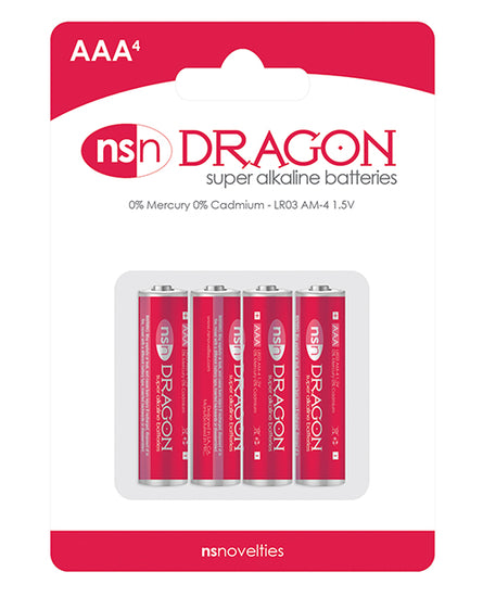 Dragon Alkaline Batteries - AAA Pack of 4 - Empower Pleasure