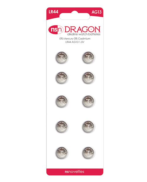 Dragon Alkaline Batteries - AG13/LR44 Pack of 10 - Empower Pleasure