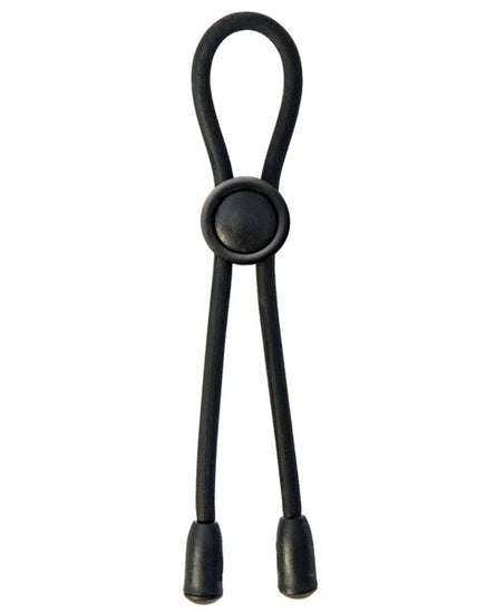 Mack Tuff Adjustable Silicone Cock Tie - Black - Empower Pleasure