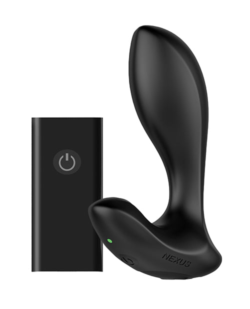 Nexus Duo Vibrating Butt Plug - Black - Empower Pleasure