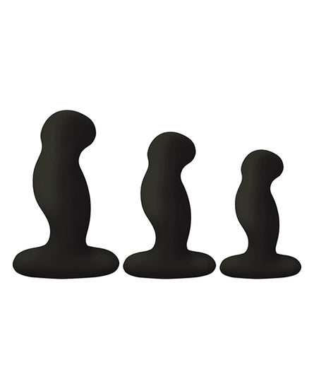Nexus G Play Trio Rechargeable Massagers - Black - Empower Pleasure