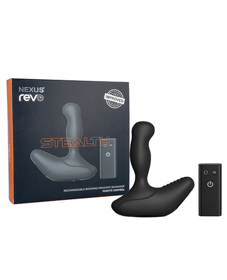 Nexus Revo Stealth Remote Control Rotating Prostate Massager - Black - Empower Pleasure