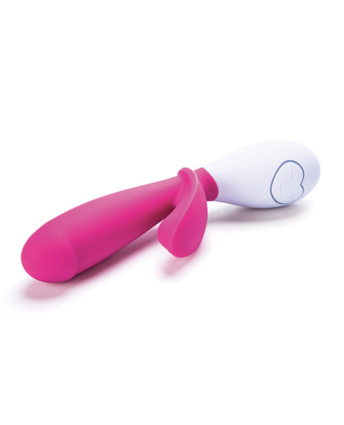 OhMiBod Lovelife Snuggle Dual Stimulation Vibe - Pink - Empower Pleasure