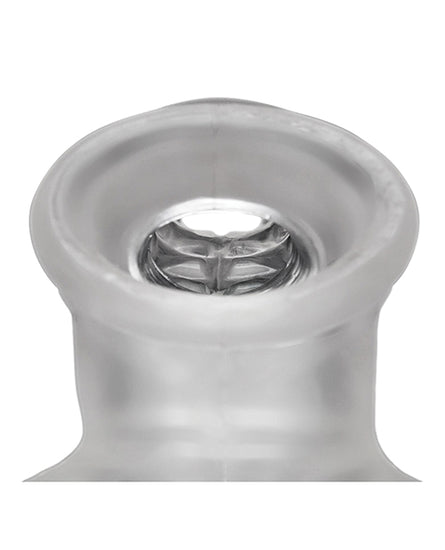 Oxballs Sackjack Wearable Jack Off Sheath - Clear Frost - Empower Pleasure