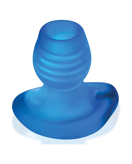 Oxballs Glowhole 2 Hollow Buttplug w/LED Insert Large - Blue Morph - Empower Pleasure