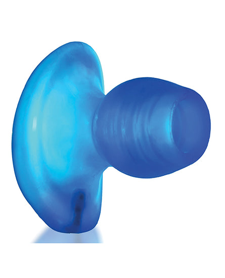 Oxballs Glowhole 2 Hollow Buttplug w/LED Insert Large - Blue Morph - Empower Pleasure