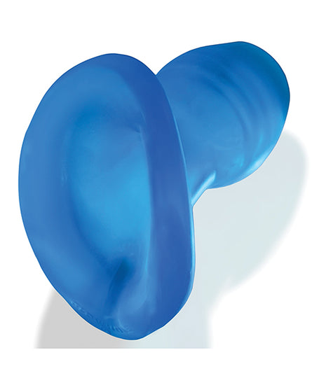 Oxballs Glowhole 2 Hollow Buttplug w/LED Insert Large - Blue Morph - Empower Pleasure
