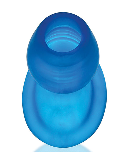 Oxballs Glowhole 2 Hollow Buttplug w/LED Insert Large - Blue Morph - Empower Pleasure