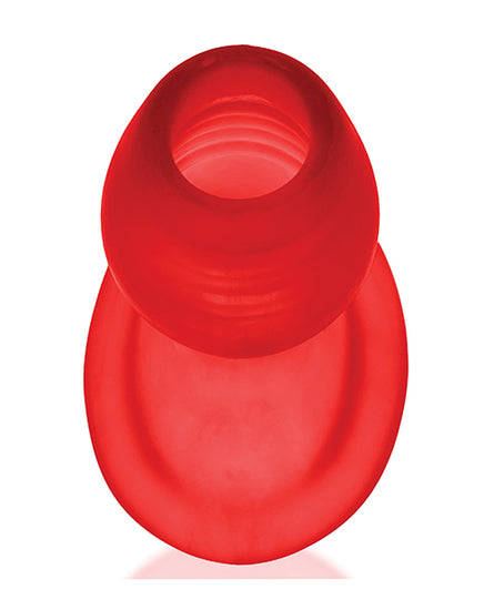 Oxballs Glowhole 2 Hollow Buttplug w/LED Insert Large - Red Morph - Empower Pleasure