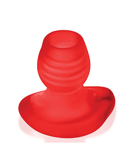 Oxballs Glowhole 1 Hollow Buttplug w/LED Insert Small - Red Morph - Empower Pleasure