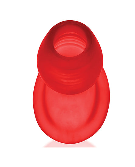 Oxballs Glowhole 1 Hollow Buttplug w/LED Insert Small - Red Morph - Empower Pleasure