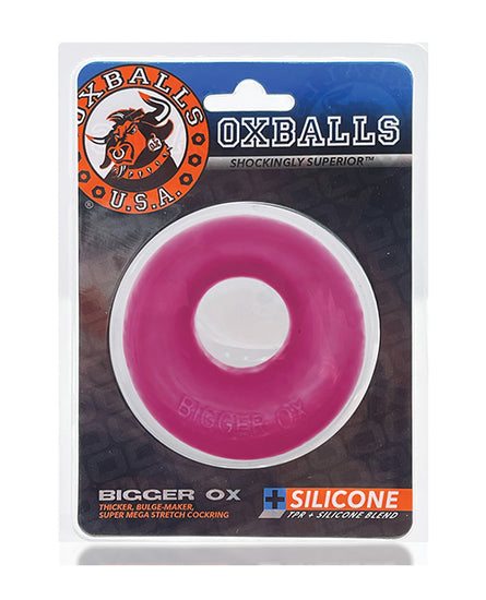Oxballs Bigger Ox Cockring - Hot Pink Ice - Empower Pleasure