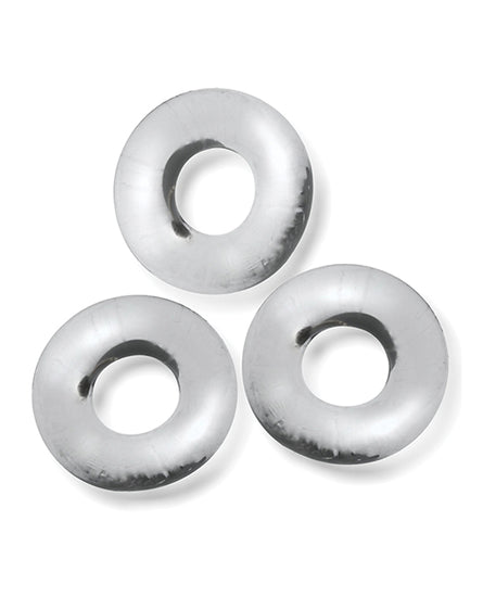 Oxballs Fat Willy 3 Pack Jumbo Cock Rings - Clear - Empower Pleasure