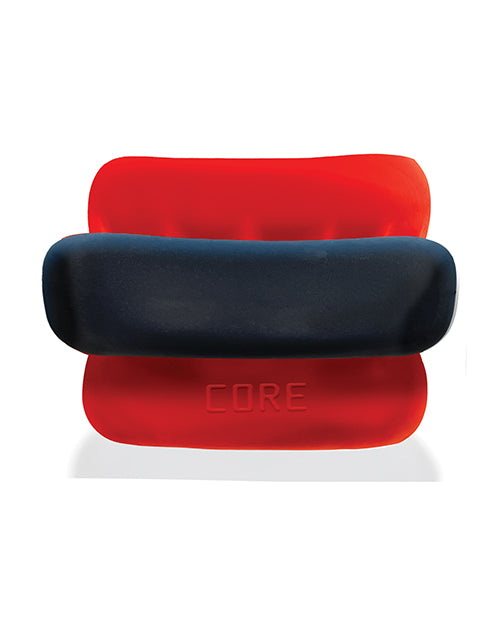 Oxballs UltraCore Ball Stretcher w/Axis Ring - Red Ice - Empower Pleasure