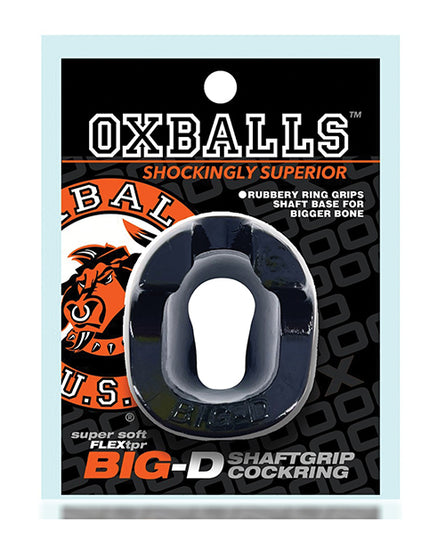 Oxballs Big D Cockring - Black - Empower Pleasure