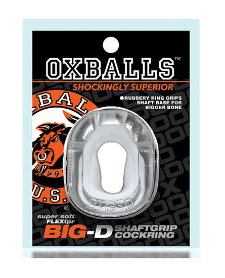 Oxballs Big D Cockring - Clear - Empower Pleasure