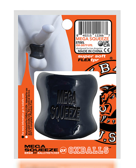 Oxballs  Mega Squeeze Ergofit Ballstretcher - Black - Empower Pleasure
