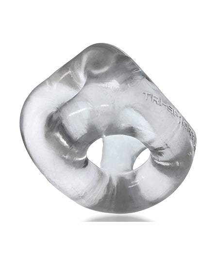 Oxballs Tri Sport XL 3 Ring Sling - Clear - Empower Pleasure