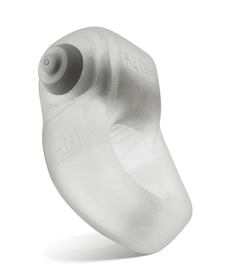 Oxballs Glowdick Cockring w/LED - Clear Ice - Empower Pleasure
