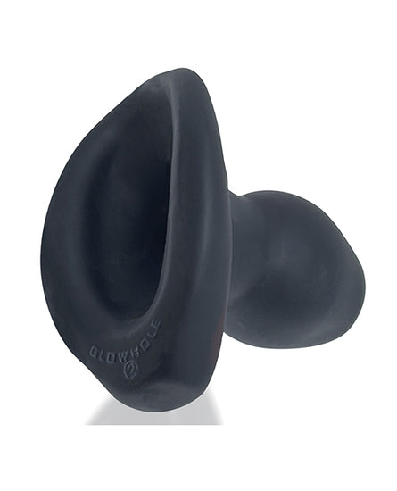 Oxballs Morphhole 2 Gaper Plug Large - Black Ice - Empower Pleasure
