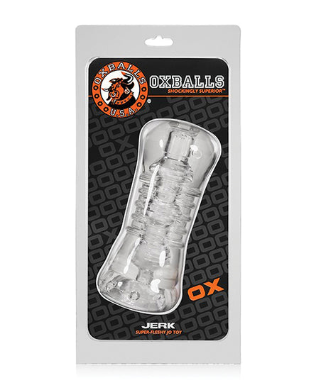 Oxballs Jerk Masturbator - Clear - Empower Pleasure